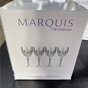 Marquis By Waterford Markham Wine Glasses Set of 4 1 COUNT (PACK OF 1) CLEAR
